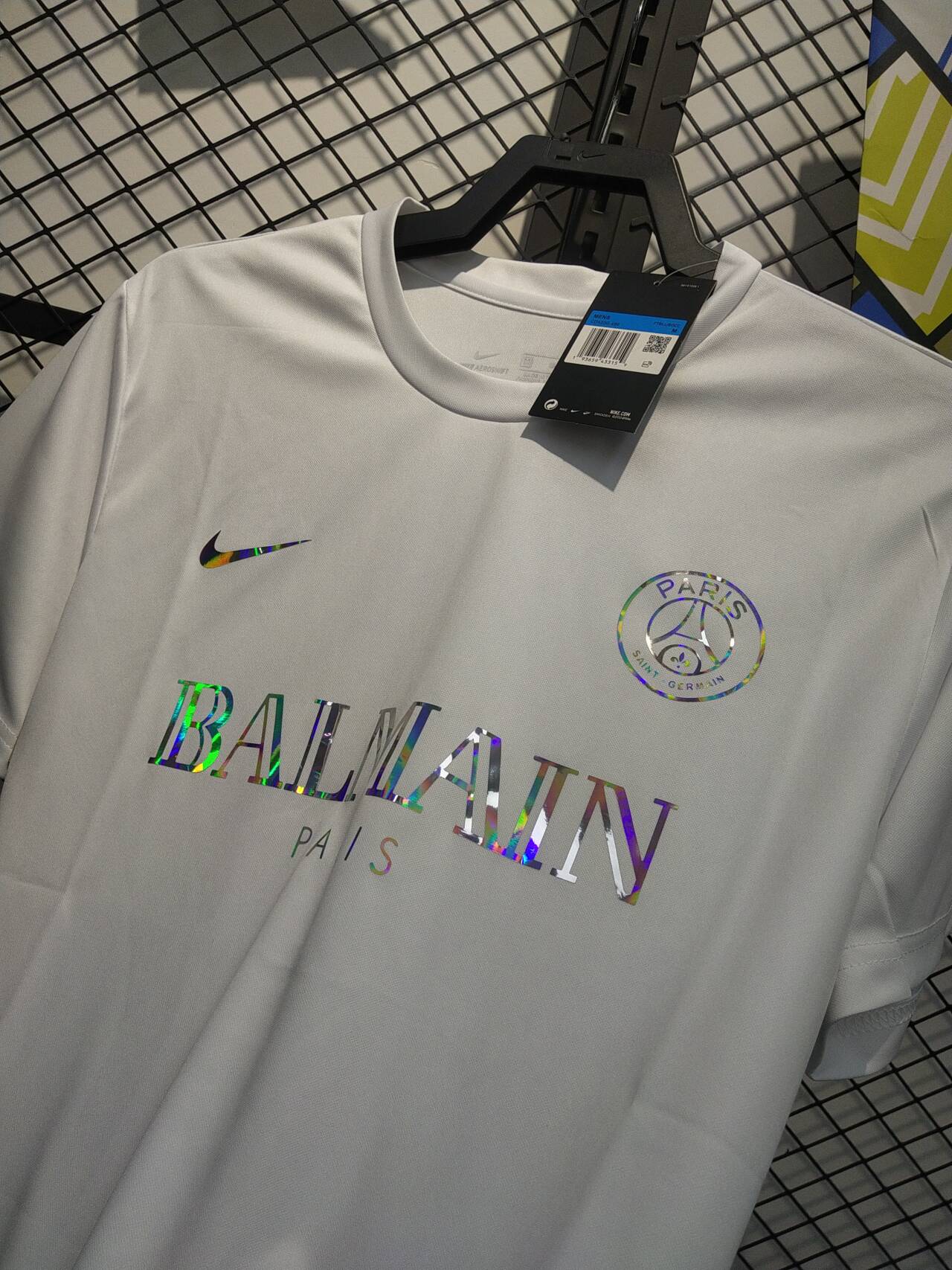 PARIS SAINT GERMAIN ( PSG ) - MAILLOT BALMAIN - BLANC