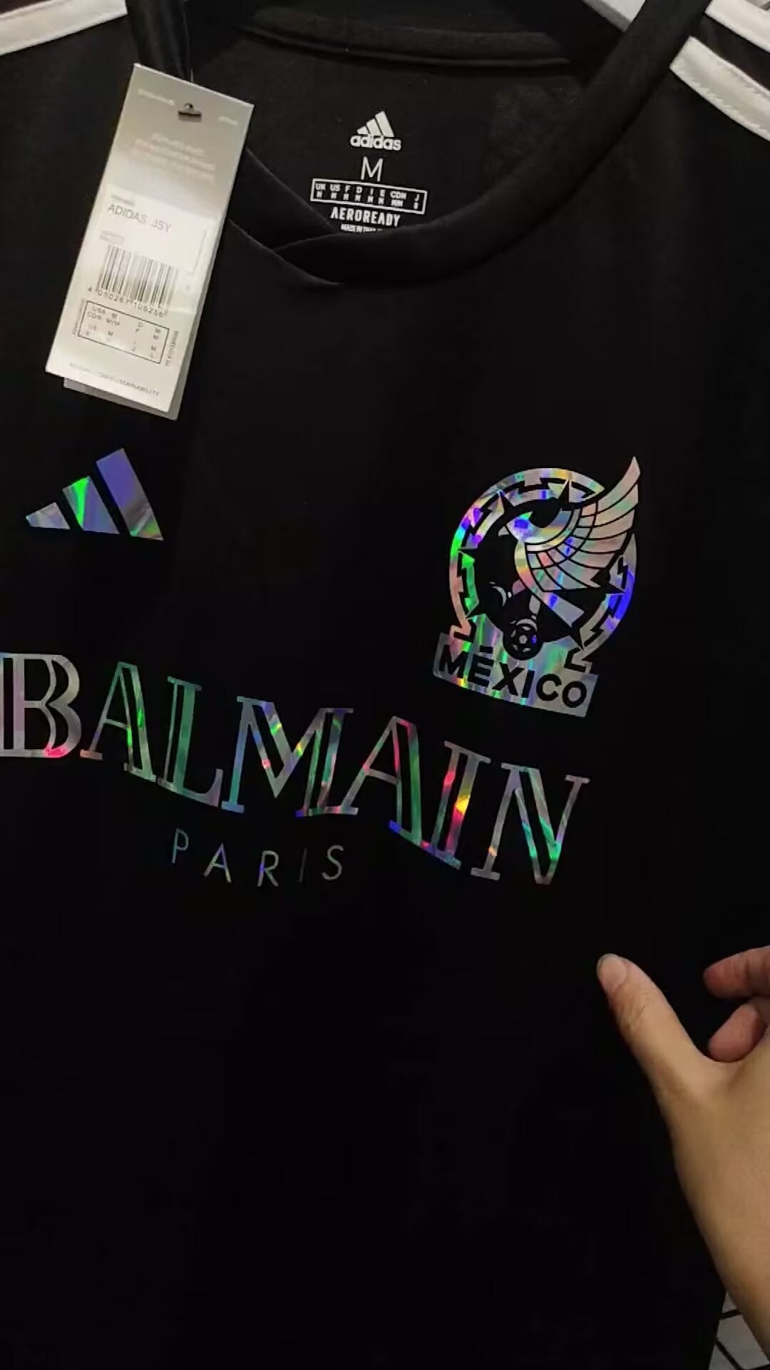 MEXIQUE - MAILLOT BALMAIN - NOIR