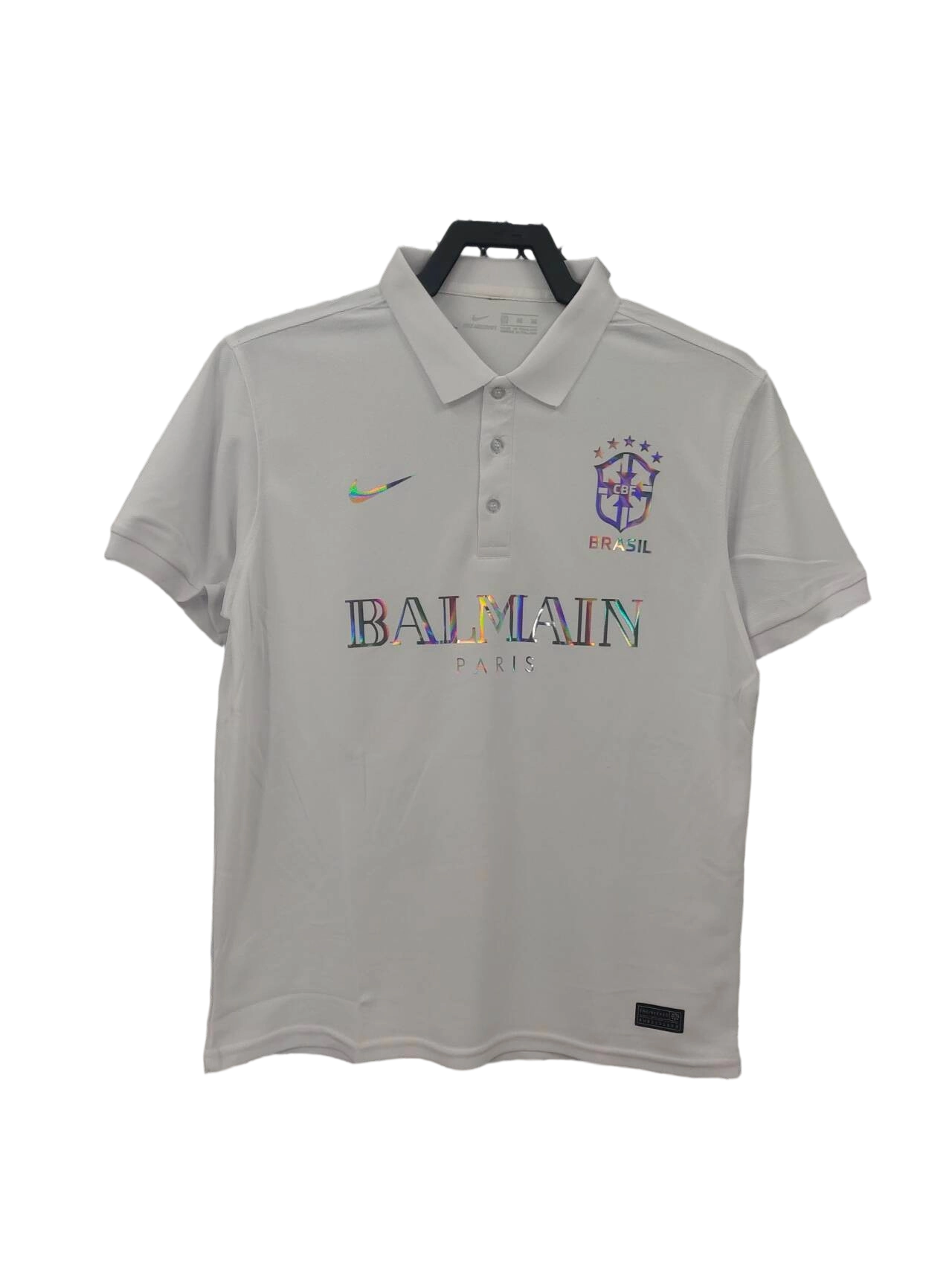 BRÉSIL - MAILLOT BALMAIN - BLANC