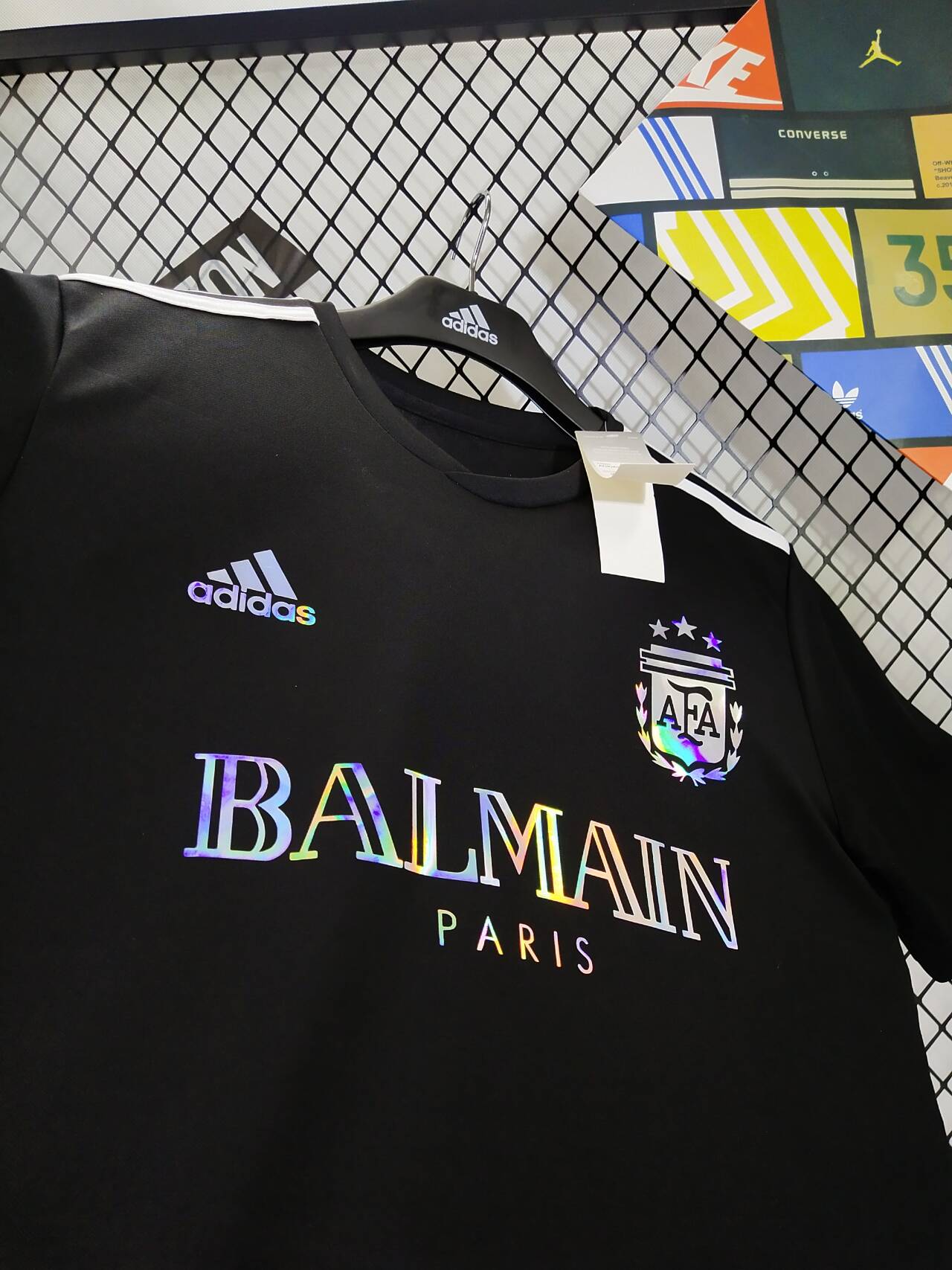 ARGENTINE - MAILLOT BALMAIN - NOIR